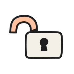 Unlock icon